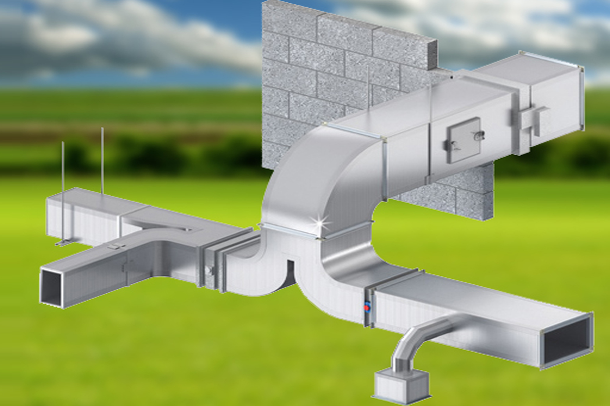 HUYA Pre-insulated Duct System